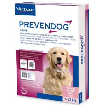 COLLAR ANTIPARASITARIO PREVENDOG -25 KG. 60cm