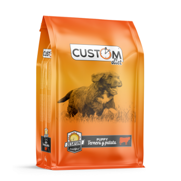 PIENSO CUSTOM DESAYUNO PUPPY TERNERA Y PATATA 6 KG