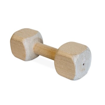 PESA DE MADERA CUADRADA 650GR