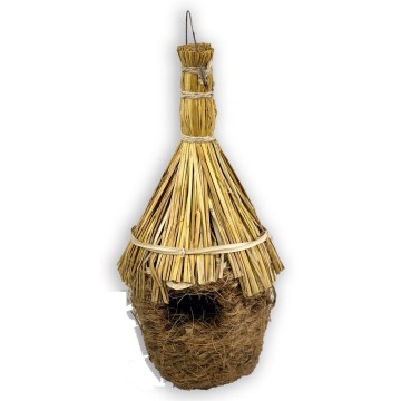 NIDO EXOTICO DE COCO y JUNCO