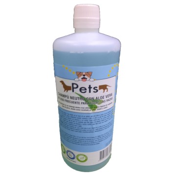 CHAMPU PERROS  NEUTRO CON ALOE VERA 1 LITRO - foto 3