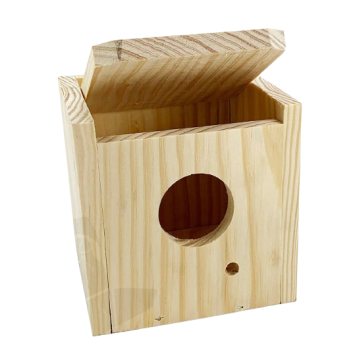 NIDO MADERA PAJAROS EXÓTICOS