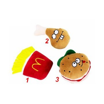 PELUCHES CON FORMA COMIDA 