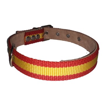 COLLAR NYLON BANDERA ESPAÑA 2,5MM X 54MM