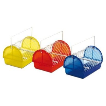TRANSPORTÍN-JAULA ESPECIAL PARA PÁJAROS Y ROEDORES 21 cm x 15xm x 14xm - foto 2